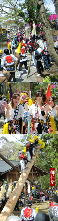 松原諏方神社御柱祭